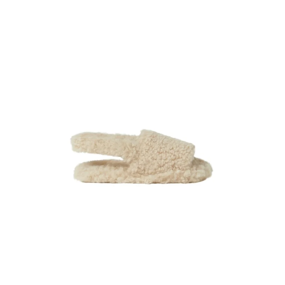 Zara Kids Faux Fur Sandals